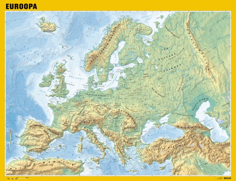 Political Map of the Baltic States - Regio